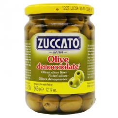 zelené vykôstkované olivy Zuccato - 345g